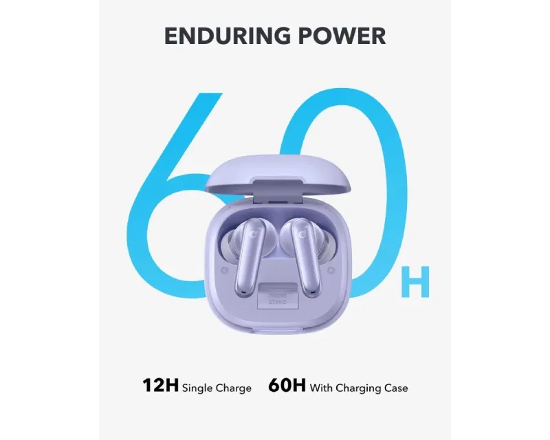 ANKER Soundcore P40i TWS BT bubice sa mikrofonom ljubičaste  Slika 6