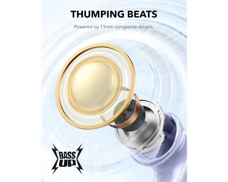 ANKER Soundcore P40i TWS BT bubice sa mikrofonom ljubičaste  Slika 8