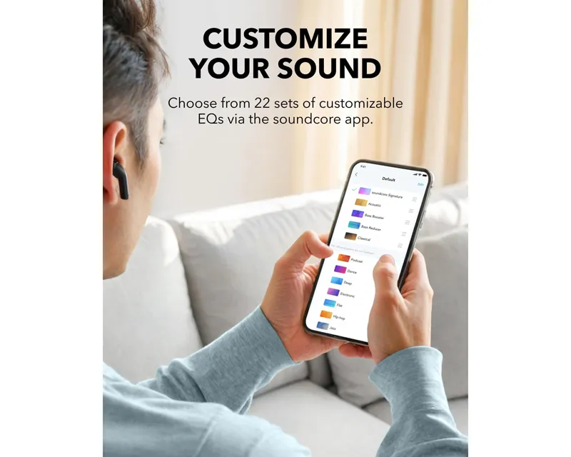 ANKER Soundcore K20i TWS BT bubice sa mikrofonom crne Slika 8