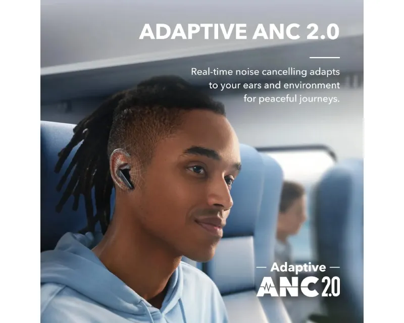 ANKER Soundcore Liberty 4 NC TWS ANC BT bubice sa mikrofonom crne Slika 9