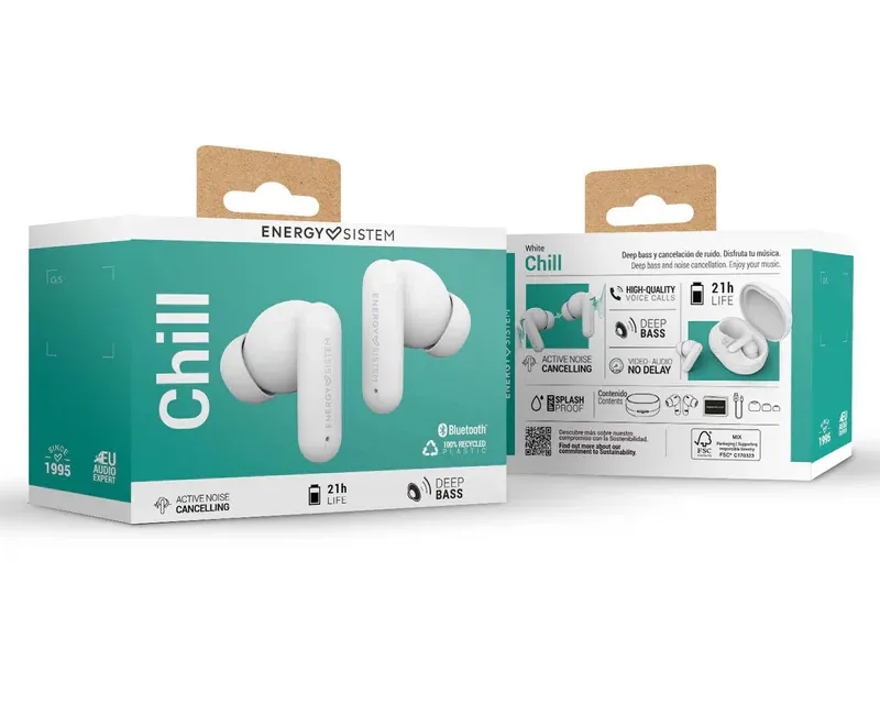 ENERGY SISTEM White Chill ANC slušalice bele (M45992)  Slika 4
