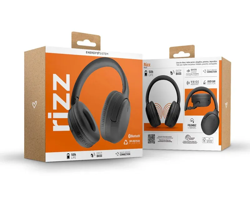 ENERGY SISTEM Black Rizz slušalice crne (M45967) Slika 4