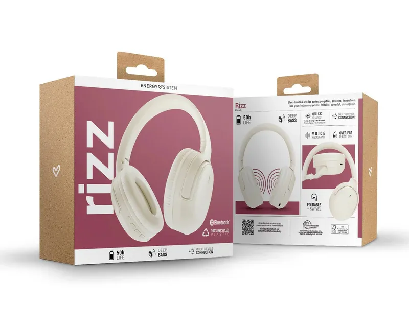 ENERGY SISTEM Cream Rizz slušalice krem (M45969)  Slika 4