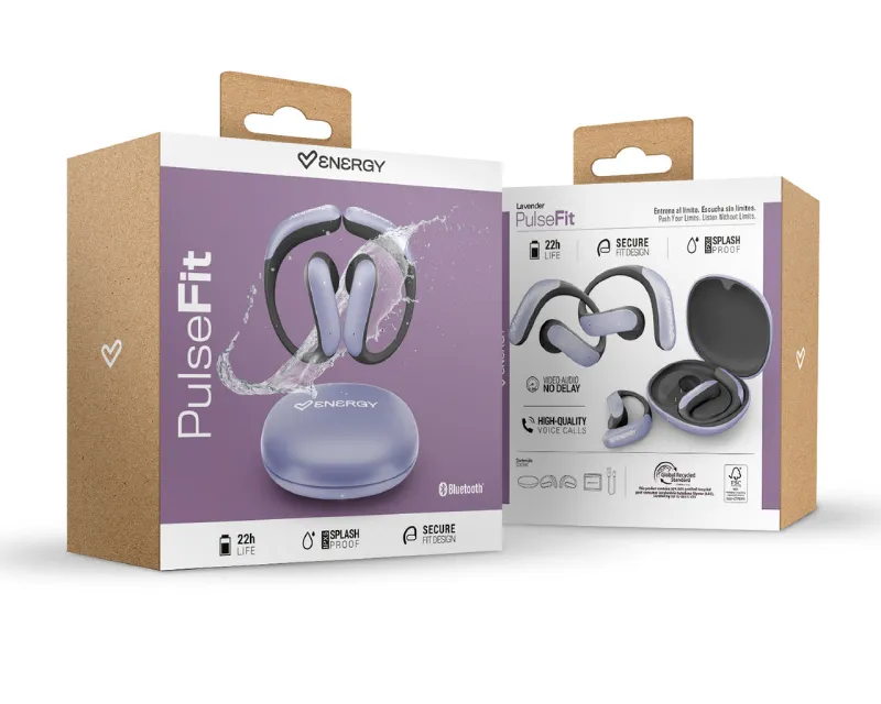 ENERGY SISTEM Lavender PulseFit True Wireless slušalice lila (M50046)  Slika 6