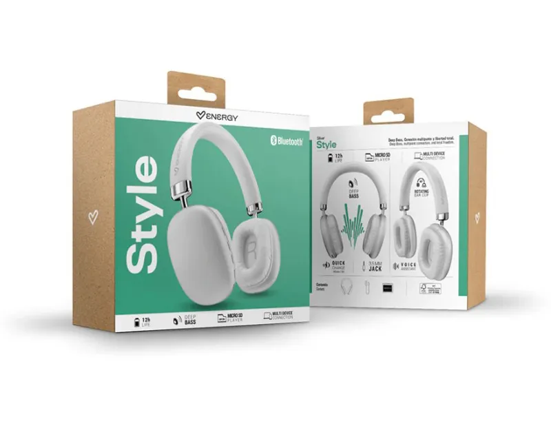 ENERGY SISTEM Silver Style Bluetooth slušalice sive (M49004)  Slika 4