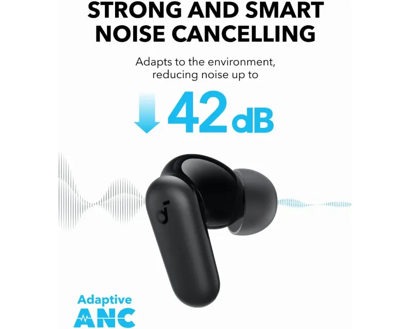 ANKER Soundcore R50i TWS BT bubice sa mikrofonom crne Slika 3