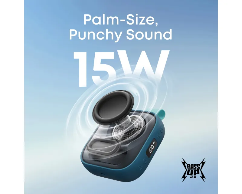 ANKER Soundcore Boom Go 3i 15W prenosni bluetooth IP68 zvučnik plavi  Slika 2