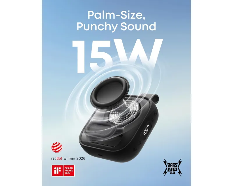 ANKER Soundcore Boom Go 3i 15W prenosni bluetooth IP68 zvučnik crni Slika 2