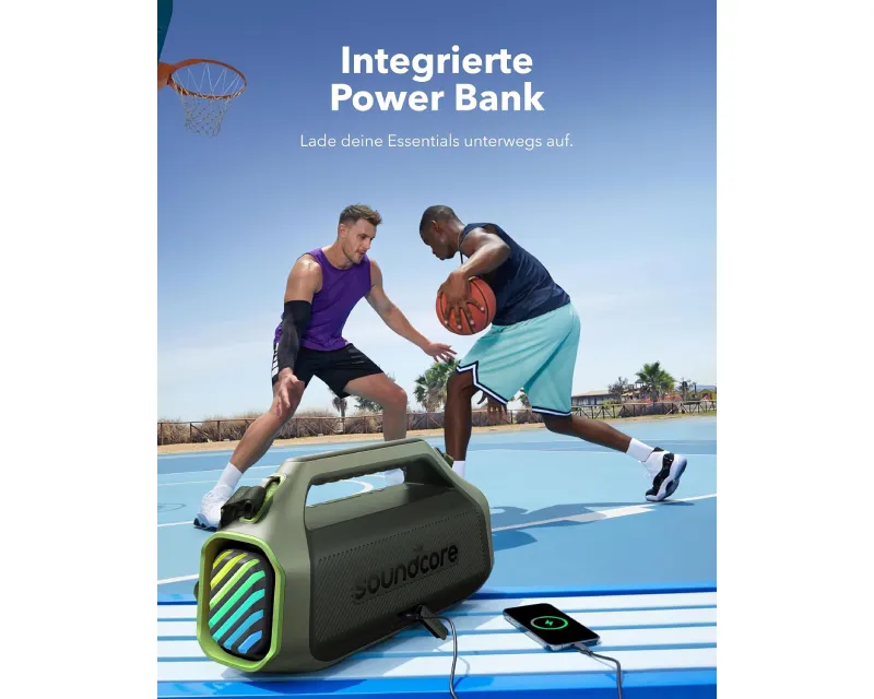 ANKER Soundcore Boom 2 Plus 140W 2.2 prenosivi bluetooth IPX7 zvučnik zeleni  Slika 7