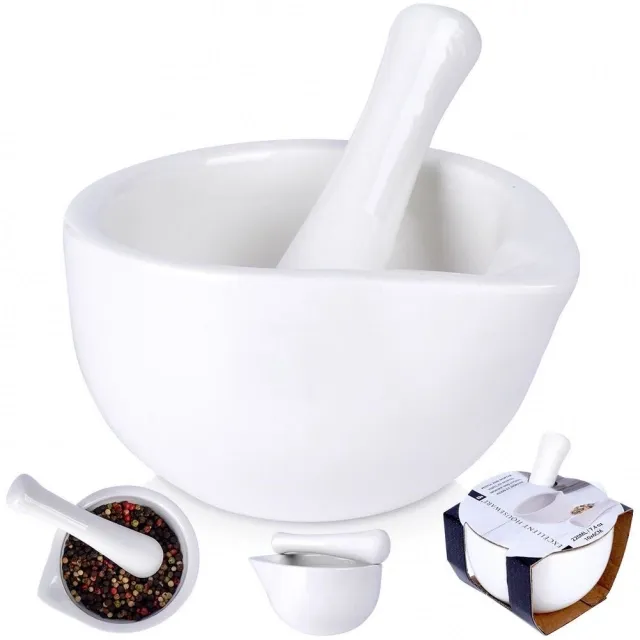 Vilde Excellent Houseware  259319 - Porcelanski avan sa tučkom , 11x10x6cm Slika 1