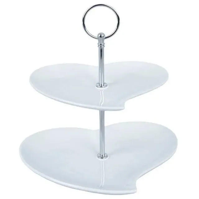 Vilde 122936 - Porcelanski  stalak na  2 sprata za serviranje / prezentaciju, 21 Slika 1