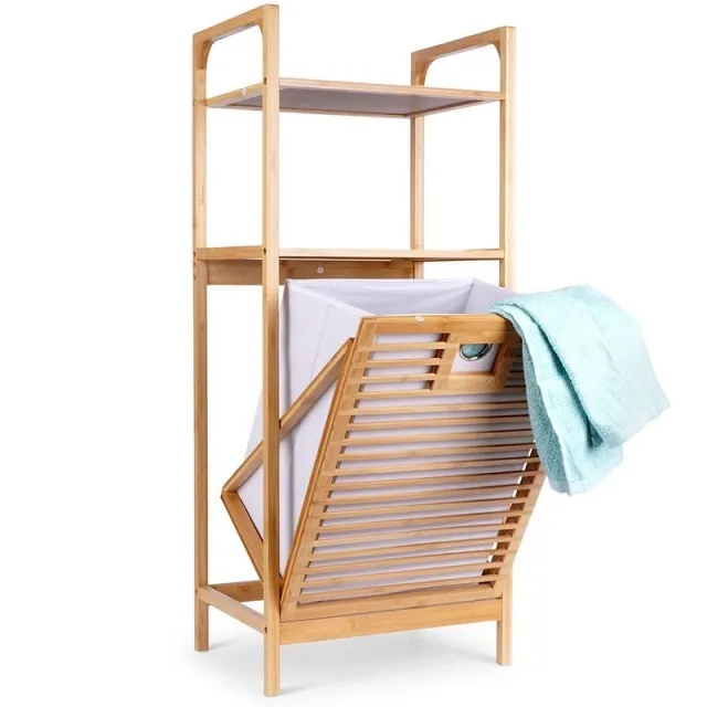 Vilde - Bathroom Solutions  569633 - Kupatilska polica sa korpom za veš,
 39.5x Slika 1