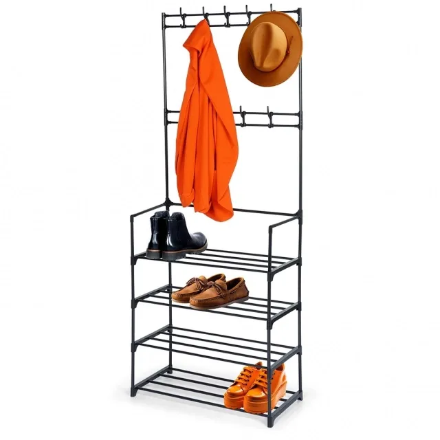 Vilde 568023 - Metalni čiviluk sa cipelarnikom , 57 x 28 x 156 cm Slika 1