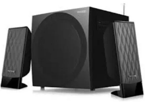 Microlab M300BT Drveni 2.1 38W RMS(14W,2x12W) SD, USB, FM, BLUETOOTH, black, 3.5mm Slika 3