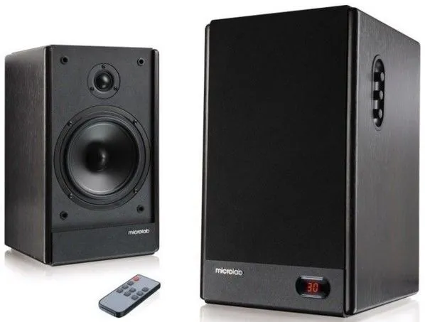 MICROLAB Microlab SOLO6C Aktivni drveni zvucnici 2.0 100W RMS(2x50W) 6.5+1, daljinski, 3.5mm, Bluetooth Slika 4