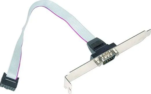 CCDB9RECEPTACLE Gembird DB9 serial port receptacle on bracket A Slika 1