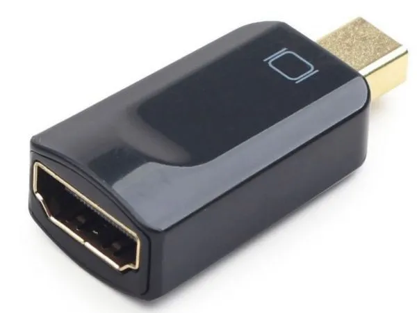 GEMBIRD A-mDPM-HDMIF-01 Gembird Mini DisplayPort v.1.2 to HDMI adapter, BLACK Slika 1