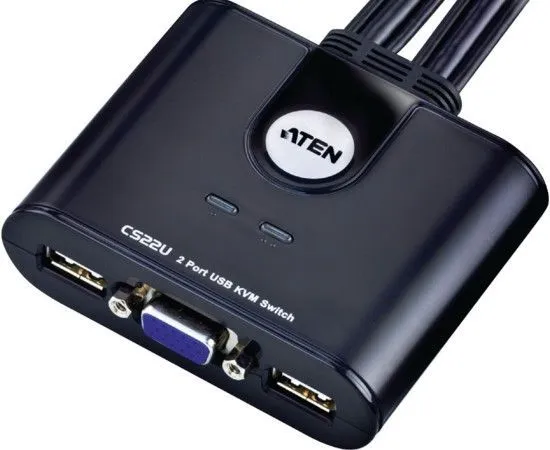 NEDIS CS22U-AT * ATEN 2-port USB KVM switch sa kablovima (2899) Slika 7