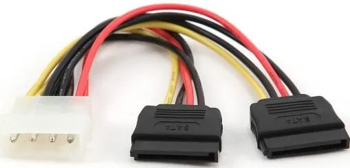 GEMBIRD CC-SATA-PSY Gembird 2 xSerial ATA power supply kabl flat 15cm A Slika 2