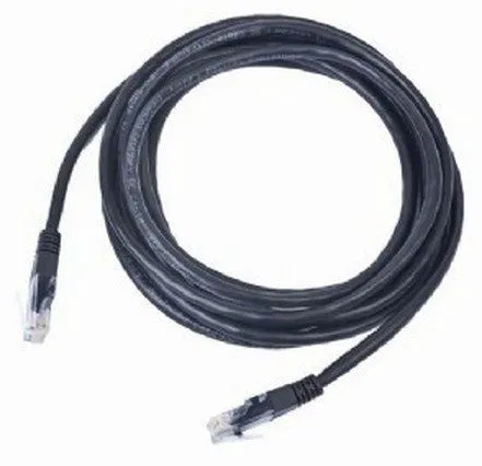 GEMBIRD PP12-0.25M/BK Gembird Mrezni kabl, CAT5e UTP Patch cord 0.25m black Slika 1