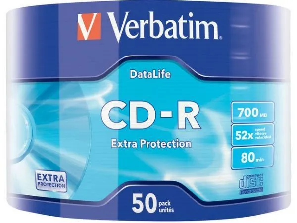 VERBATIM CD-R 52x 1/50 kom Slika 1