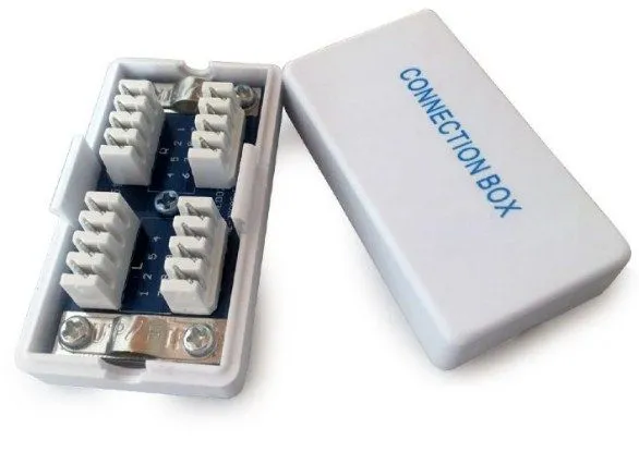 GEMBIRD NCA-LSAS6-01 Gembird Cat.6 LAN coupler, LSA (Krone), shielded (silver color) Slika 1