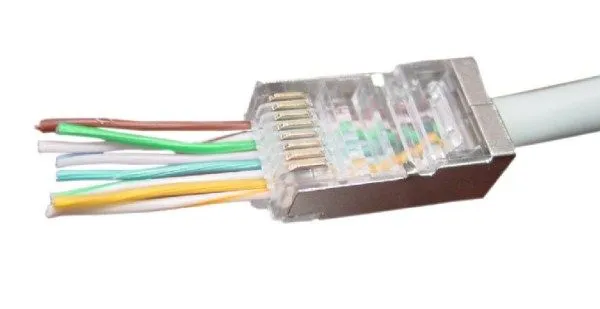 GEMBIRD LC-PTF-01/10 Gembird Universal pass-through CAT5 FTP plug 8P8C cena pakovanja (10kom u pakovanju) Slika 1