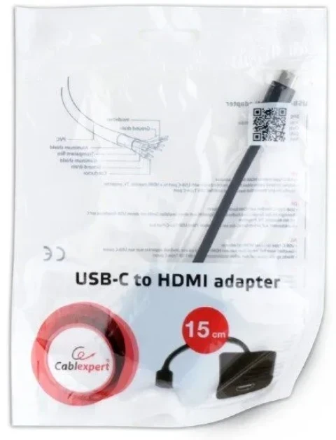 A-CM-HDMIF-01 Gembird USB-C to HDMI adapter, black (A-CM-HDMIF-03) FO A Slika 4