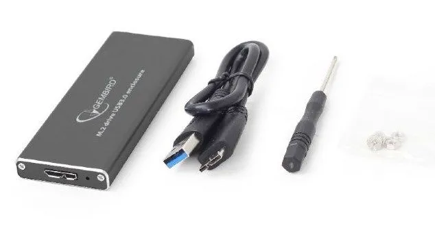 GEMBIRD EE2280-U3C-01 Gembird Kuciste za M.2 za sata SSD (NGFF) memoriju USB3.0 black Slika 3