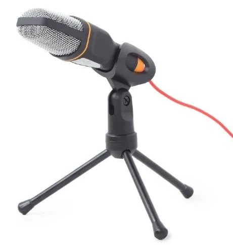 GEMBIRD MIC-D-03 Gembird mikrofon sa tripodom 3,5mm black Slika 1