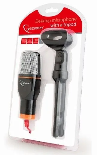 GEMBIRD MIC-D-03 Gembird mikrofon sa tripodom 3,5mm black Slika 2
