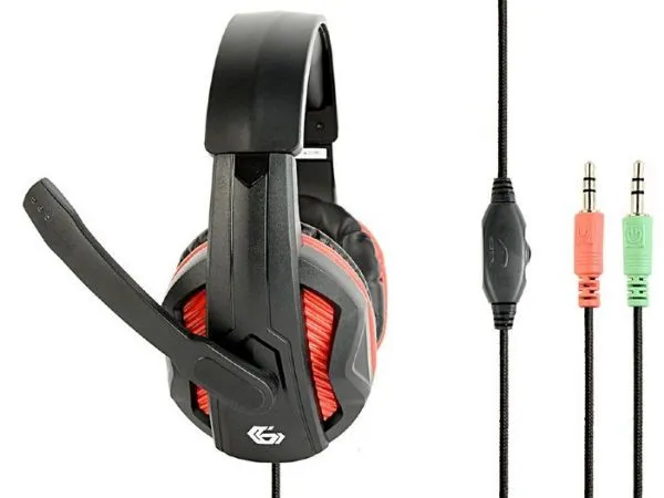 GEMBIRD GHS-03 Gembird Stereo gejmerske slusalice sa mikrofonom+volume kontrolom matte black, 2x3.5mm Slika 4