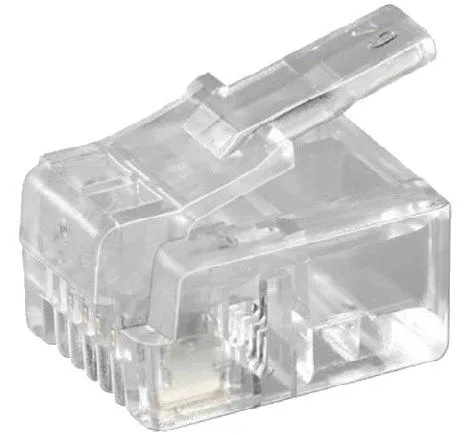 VEGA TK/100 - Telefonski konektor, 6/6, pakovanje 100 komada Slika 2