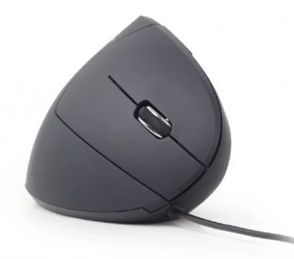 GEMBIRD MUS-ERGO-01 Gembird Ergonomski 6-tastera opticki mis, crna 95mm Slika 1