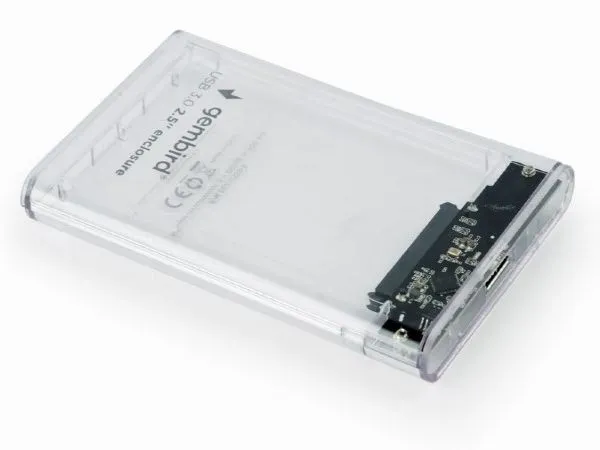 GEMBIRD EE2-U3S9-6 Gembird USB 3.0 Externo kuciste za 2.5 SATA hard diskove 9,5mm transparentni + futrola A Slika 2
