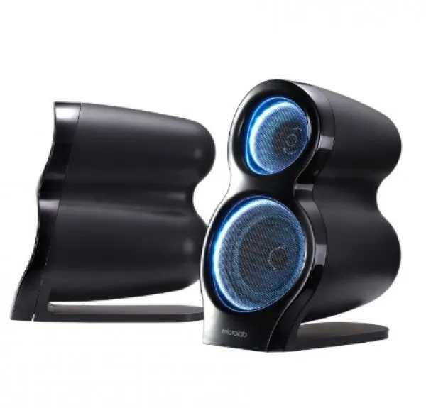 Microlab T10 Aktivni drveni zvucnici 2.1 56W RMS(24W, 2x16W) BLUETOOTH daljinski , 3.5mm Slika 4