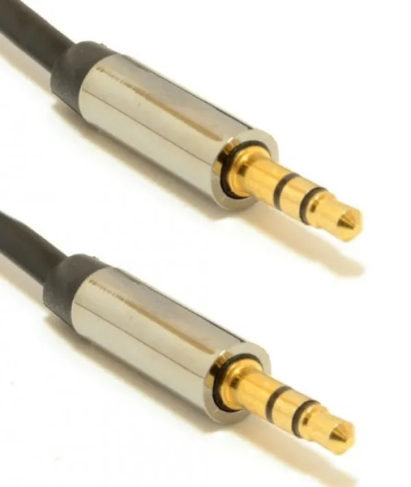 GEMBIRD CCAPB-444-1M Gembird AUX 3.5mm stereo plug to 3.5mm stereo plug audio kabl pozlaceni konektor 1m Slika 2