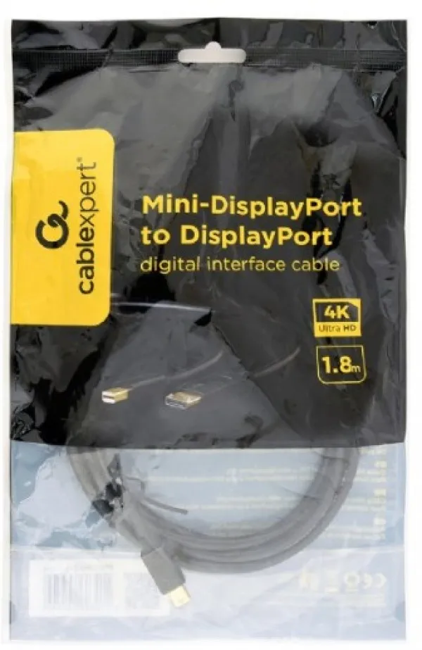 GEMBIRD CCP-mDP2-6 Gembird Mini DisplayPort to DisplayPort digital interface cable, 1.8 m Slika 1