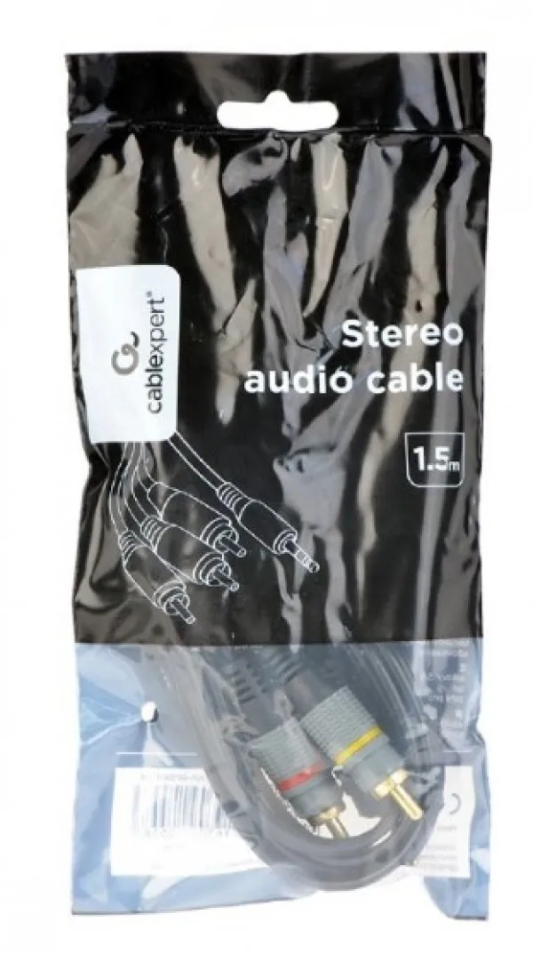 GEMBIRD CCAP-4P3R-1.5M Gembird 3.5 mm 4-pin to RCA audio-video cable, 1.5m Slika 1