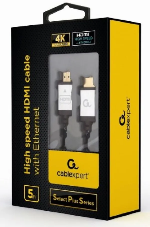 GEMBIRD CCB-HDMIL-5M Gembird HDMI kabl, High speed,ethernet support 3D/4K TV Select Plus Series blister 5m A Slika 2
