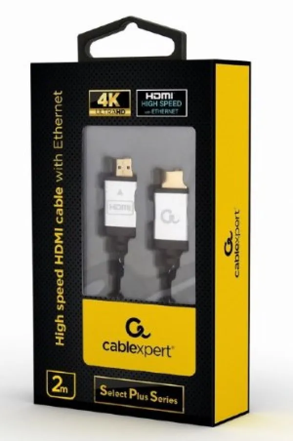 GEMBIRD CCB-HDMIL-2M Gembird HDMI kabl, High speed,ethernet support 3D/4K TV Select Plus Series blister 2m A Slika 1