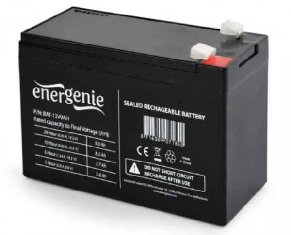 GEMBIRD BAT-12V9AH Gembird Punjiva baterija 12V 9 AH 151x94x65mm Slika 1