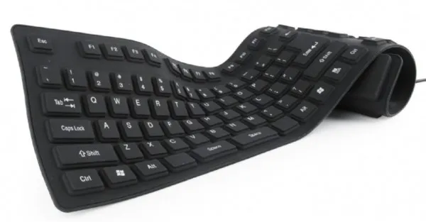 GEMBIRD KB-109F-B Gembird Fleksibilna tastatura US layot USB+microUSB OTF adapter Slika 4