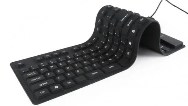 GEMBIRD KB-109F-B Gembird Fleksibilna tastatura US layot USB+microUSB OTF adapter Slika 2