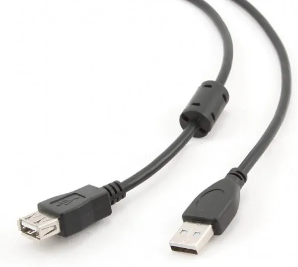 GEMBIRD CCF-USB2-AMAF-15 Gembird USB 2.0 A-plug A-socket kabl with ferrite core 4.5m Slika 1
