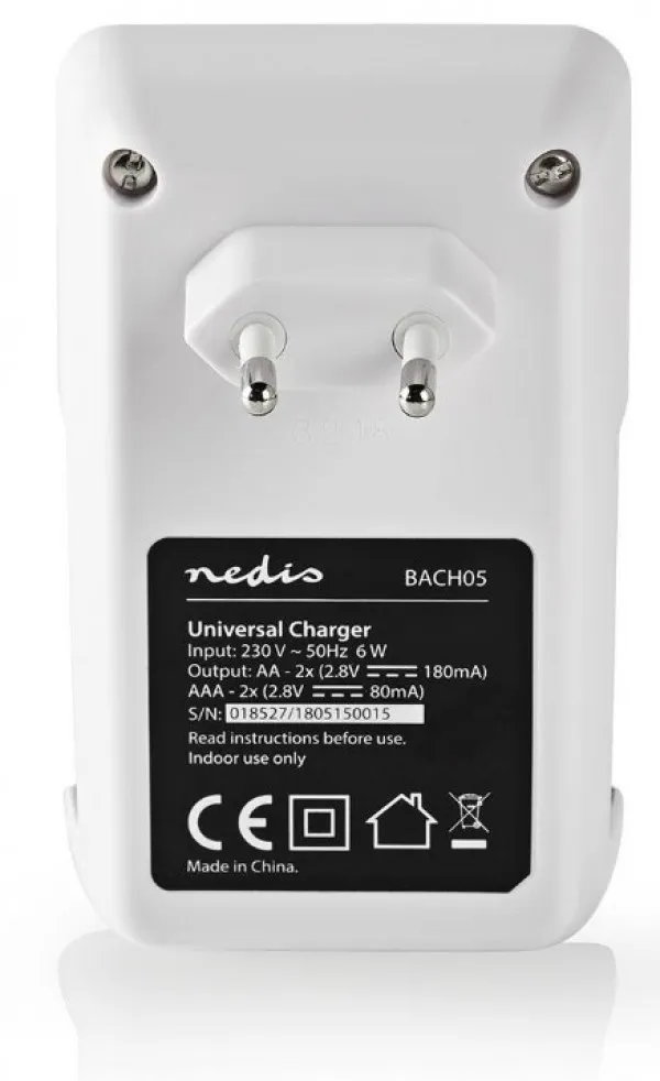 NEDIS BACH05 Nedis Punjac baterija AA/AAA LED indikator Slika 3