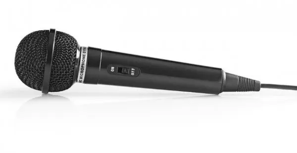 NEDIS MPWD01BK Karaoke mikrofon, 6.35mm -75dB+/-3dB, Sensitivity, 80Hz-12kHz, 5.0m Slika 4