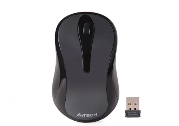 A4 TECH A4-G3-280A A4Tech V-Track bezicni opticki mis 2.4GHz 125Hz/1000Dpi Glossy grey, 102mm, USB Slika 3