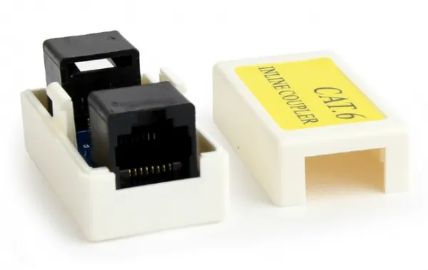 GEMBIRD NCA-LC6-01 Gembird Cat.6 LAN coupler white Spojnica za kabl RJ-45F Slika 3
