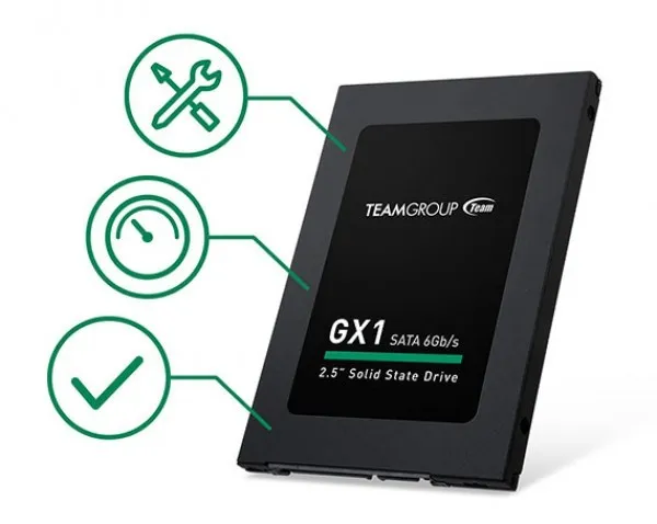 TEAM GROUP TeamGroup 2.5 240GB SSD SATA3 GX1 7mm 500/400MB/s T253X1240G0C101 Slika 4